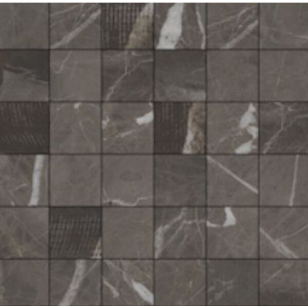 aparici dstone anthracite moon natural 5x5 mozaika 29.75x29.75 płytki do kuchni rektyfikowane 30x30