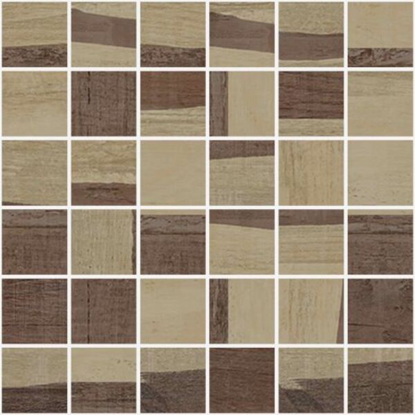 aparici whisper rosso  natural 5x5 mozaika 29.75x29.75 gres aparici