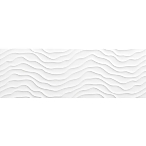 zdjęcie aparici solid white sysmic płytka ścienna 25.1x75.6 