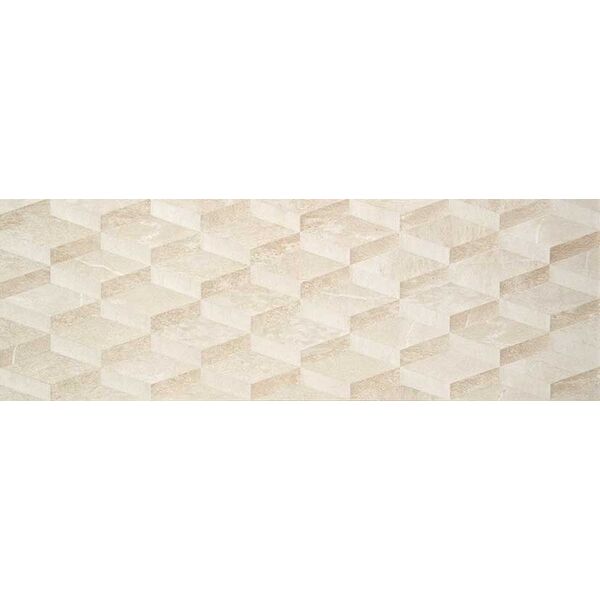 zdjęcie aparici mixing ivory rhombus płytka ścienna 29.75x89.46 