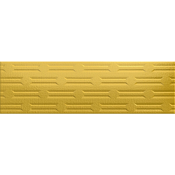 aparici glimpse gold beat dekor 29.75x99.55 płytki aparici do salonu złote strukturalne