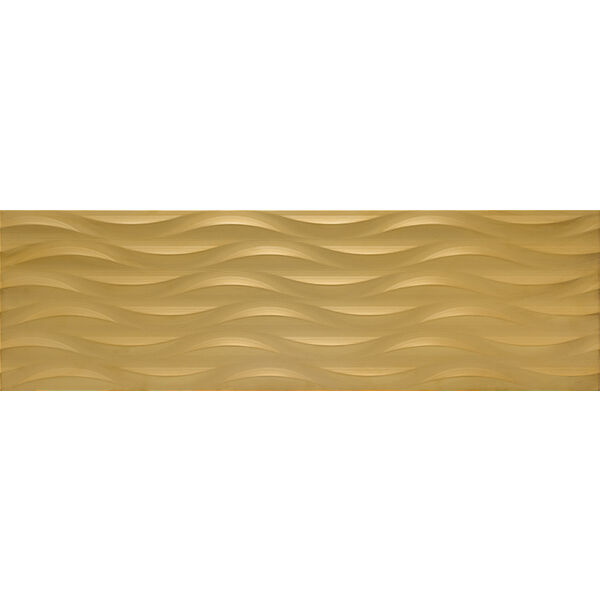 aparici glimpse gold wave dekor 29.75x99.55 płytki glazura do łazienki złote strukturalne