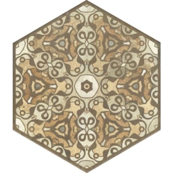 zdjęcie aparici terre stamp hexagon gres 25x29 