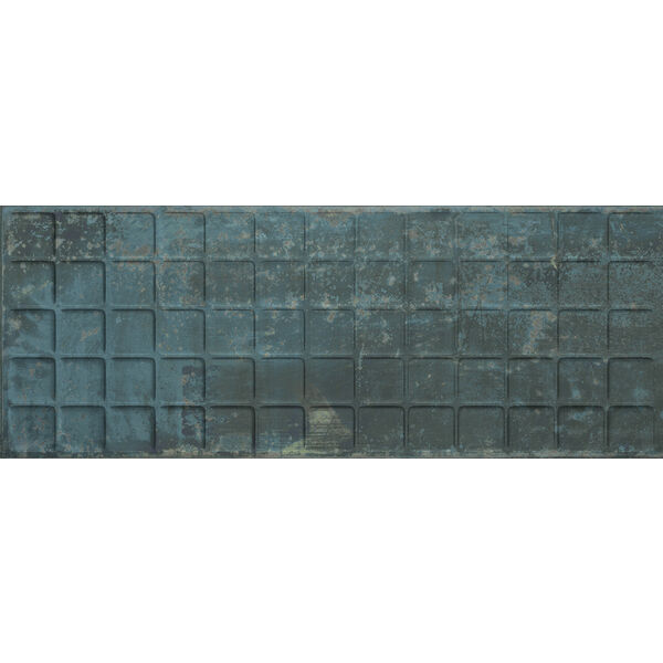 aparici grunge blue square płytka ścienna 44.63x119.3 płytki hiszpańskie niebieskie matowe strukturalne o grubości 6 do 8 mm