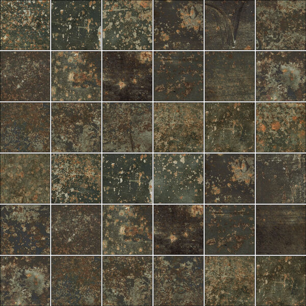 aparici grunge oxidum mozaika 5x5 lappato 29.75x29.75 płytki gres hiszpańskie do kuchni 30x30 rektyfikowane