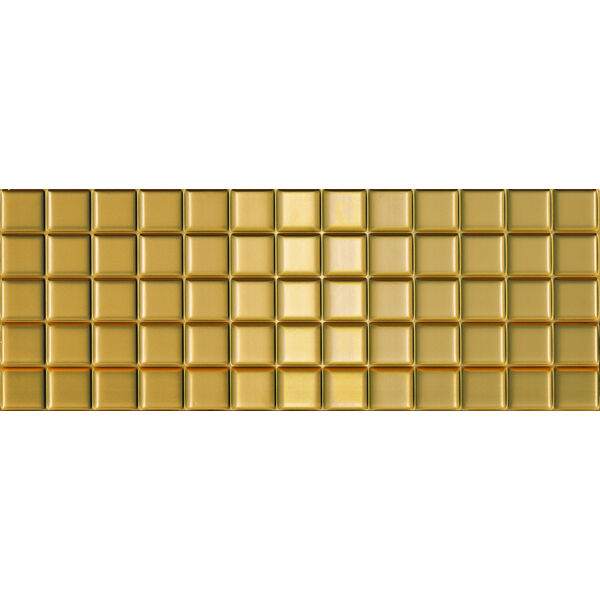 aparici markham gold square dekor 44.63x119.3 płytki aparici glazura do salonu złote strukturalne