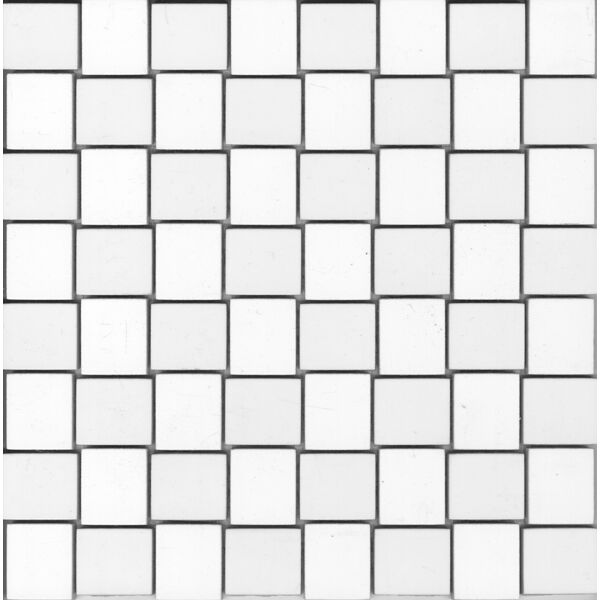 zdjęcie aparici cross white mozaika 29.75x29.75 