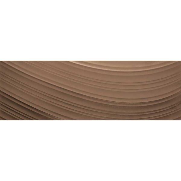 aparici neutral copper curve dekor 29.75x89.46 płytki aparici do łazienki brązowe rektyfikowane