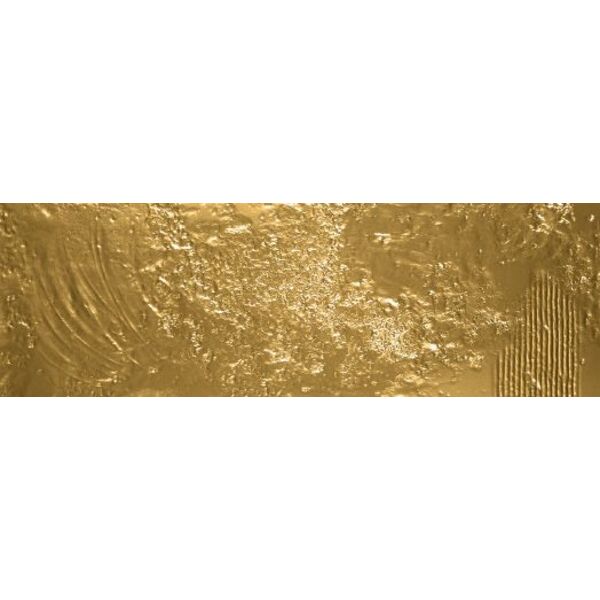 aparici neutral gold mud dekor 29.75x89.46 płytki glazura złote strukturalne