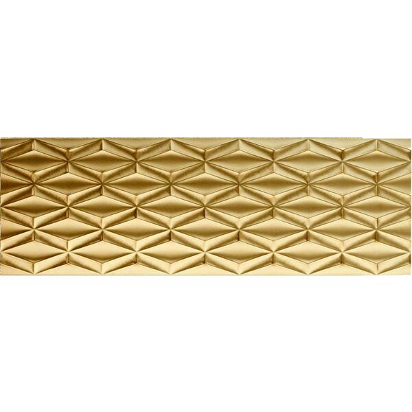 aparici neutral gold rhombus dekor 29.75x89.46 płytki złote matowe strukturalne