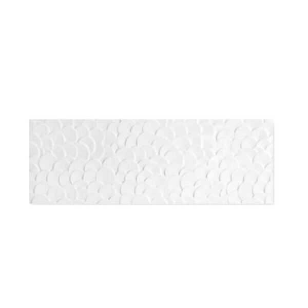 aparici nordic blanco shell płytka ścienna 29.75x89.46 