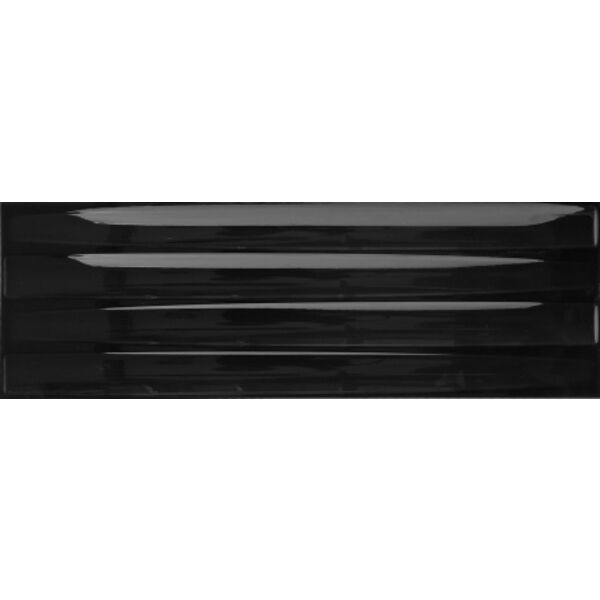 aparici nordic negro arm płytka ścienna 29.75x89.46 czarne płytki 30x90