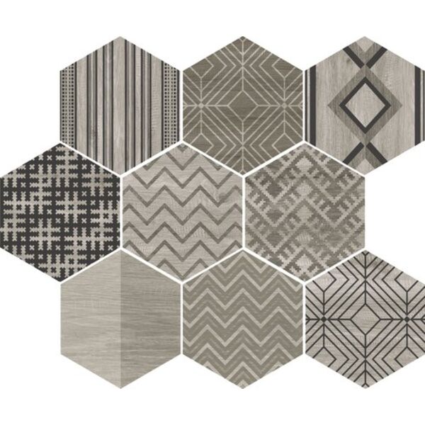 zdjęcie ape ceramica decowood snow mix gres 25x29 