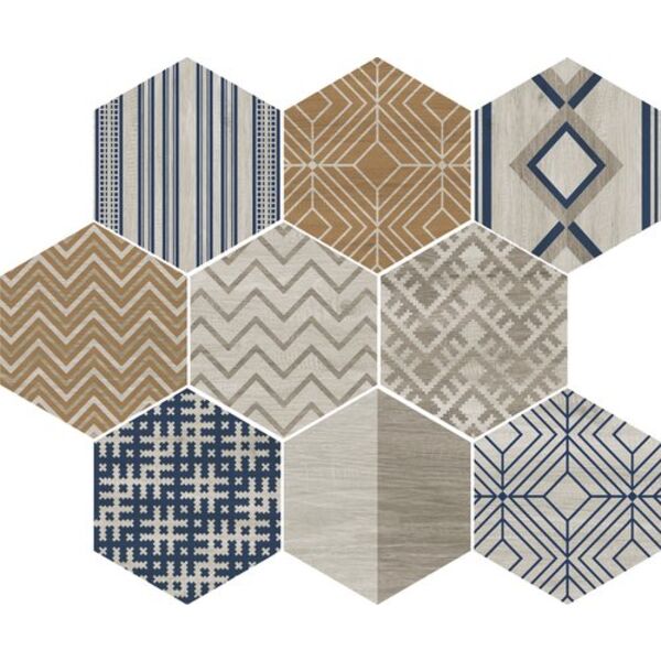 zdjęcie ape ceramica decowood white mix gres 25x29 