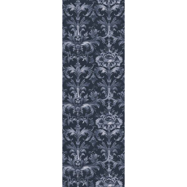 APE Ceramica Fables Dama Night płytka ścienna 30x90 - niebieska glazura z ornamentem