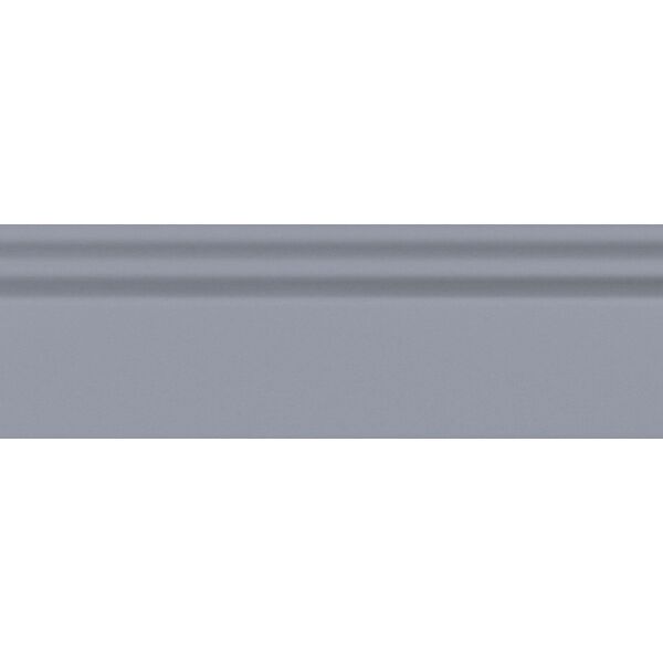 APE Ceramica Museo Steel Blue listwa Zocalo 10x40 - niebieska listwa dekoracyjna w stylu klasycznym