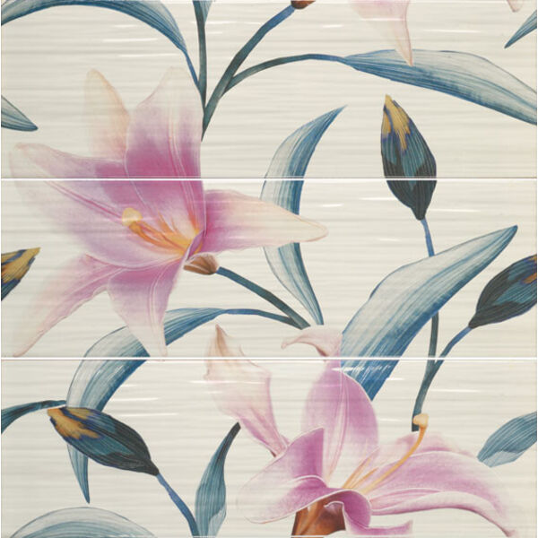 zdjęcie ape ceramica adriana turquesa/purpura set(3) dekor 20x60 