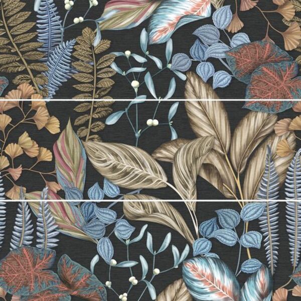 zdjęcie ape ceramica abc biba graphite set(3) dekor 40x120 