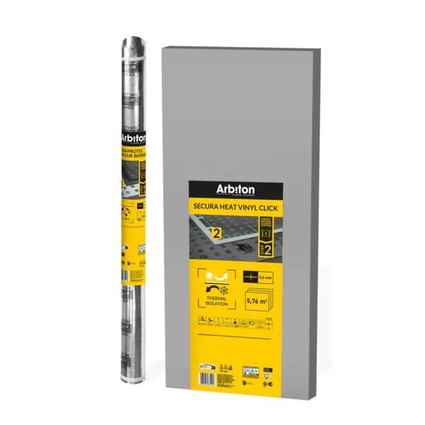 Arbiton Secura Heat Vinyl Click  podkład 5 mm Opakowanie 5.76 M2