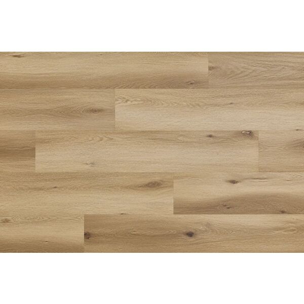 Panel winylowy Woodric EIR Acoustic Dab Garland z wzorem drewna w miodowo-beżowej tonacji