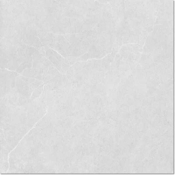 Argenta Storm White gres rektyfikowany 90x90 - gres szkliwiony na podłogę imitujący kamień