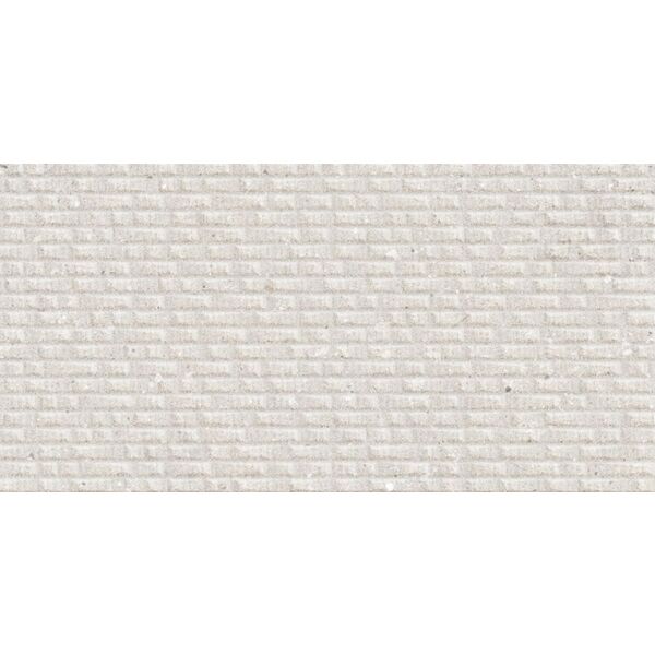 Argenta Avenza Rake Cream matt płytka ścienna 25x50 - glazura matowa imitująca cement