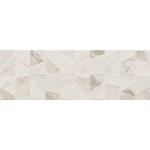 zdjęcie azteca calacatta gold bob glossy płytka ścienna 30x90 