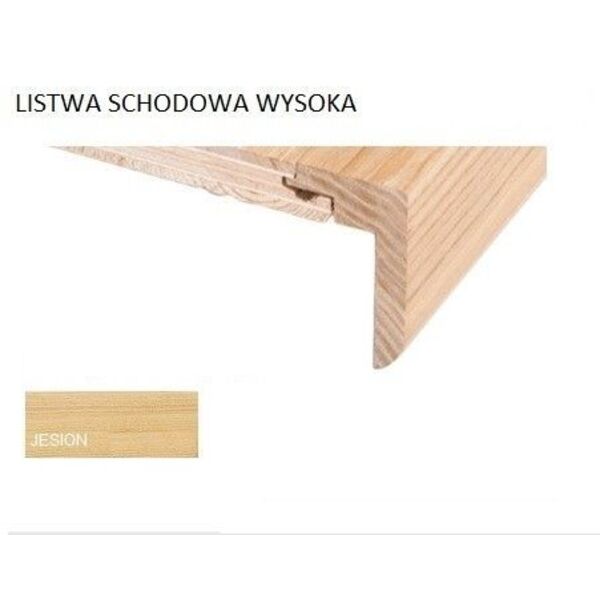 barlinek listwa schodowa wysoka jesion lakier 100x5.5x4.1 (lsw02011d) 