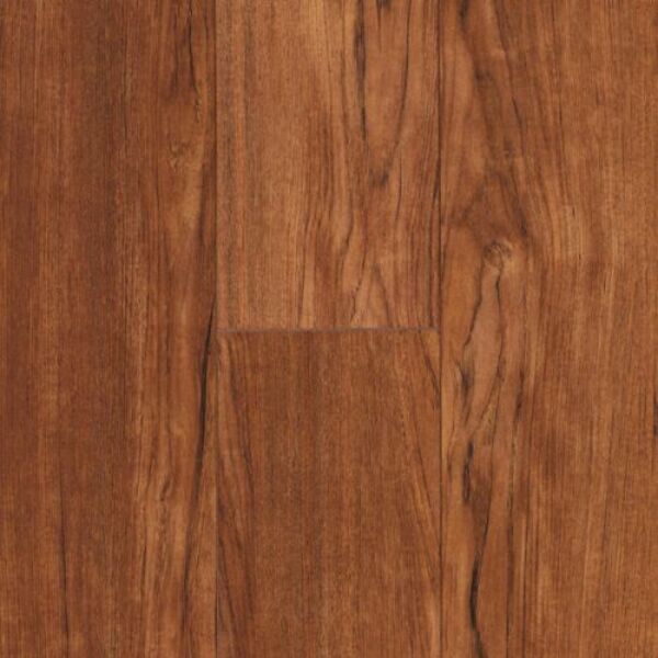 Teak Brown 62003094 Podłoga Laminowana Wodoodporna z bursztynowo-brązowym wzorem drewna tekowego