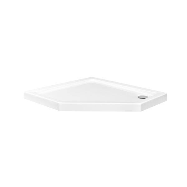 besco bergo 90 slimline brodzik pięciokątny 90x90x3 (bab-90-s) 