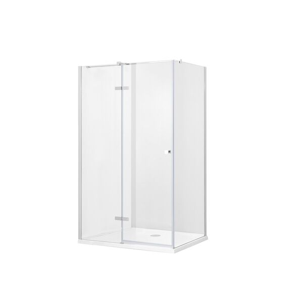 besco pixa 100 l kabina prostokątna lewa szkło przejrzyste 100x80x195 (ppl-108-195c) 