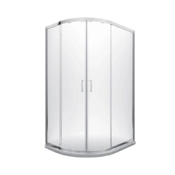 besco modern 100 kabina asymetryczna szkło mrożone 100x80x185 (ma-100-80-m) bateria modern besco