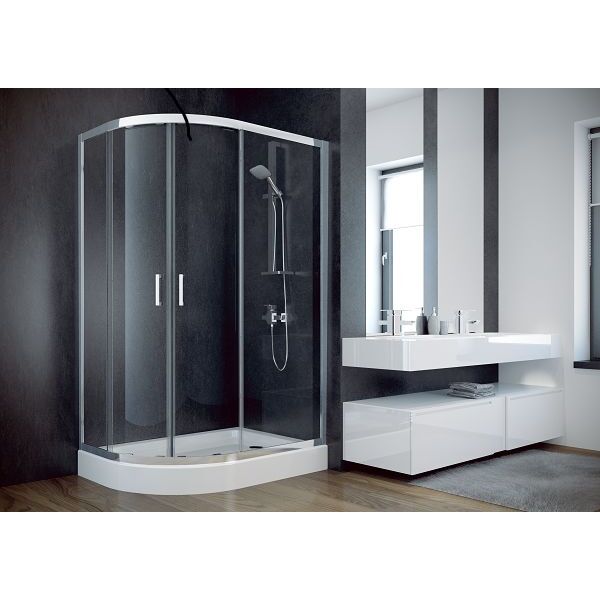 besco modern 120 kabina asymetryczna szkło przejrzyste 120x90x185 (ma-120-90-c) 