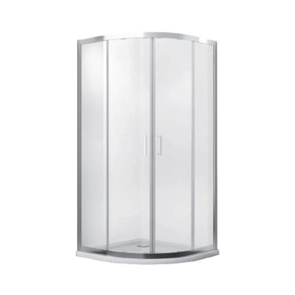 besco modern 80 kabina półokrągła szkło grafitowe 80x80x185 (mp-80-185-g) 