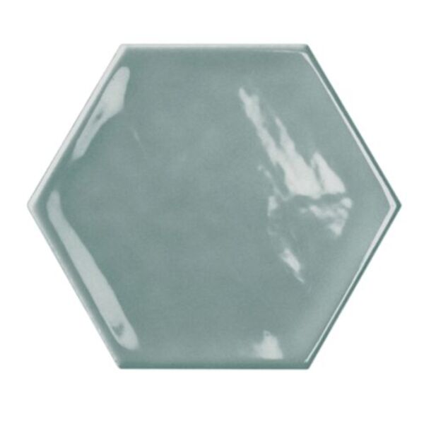 bestile bondi blue hexagon shine płytka ścienna 11x12.5 płytki bestile prostokątne do salonu błyszczące