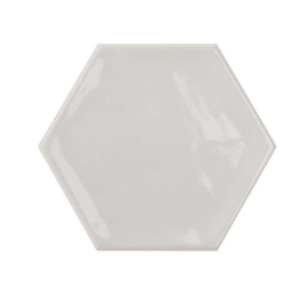 bestile bondi grey hexagon shine płytka ścienna 11x12.5 płytki bestile prostokątne do salonu błyszczące