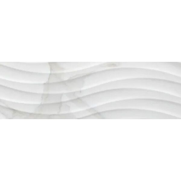 bianca ccr148-1 demeter white onda płytka ścienna 25x75 