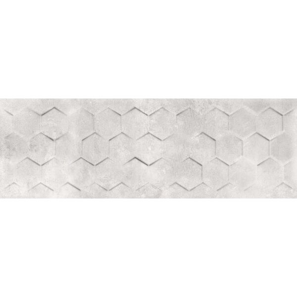 zdjęcie bianca next grey hexagon płytka ścienna 25x75