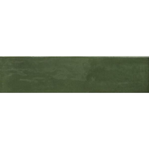 carmen ceramic art fayenza green gres 6x24.6 płytki gres hiszpańskie do łazienki na podłogę błyszczące o grubości 6 do 8 mm