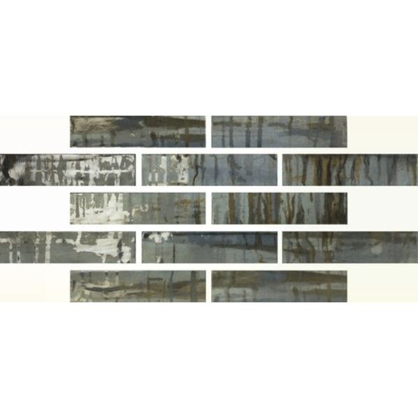 zdjęcie carmen ceramic art raku green płytka ścienna 7.5x30 