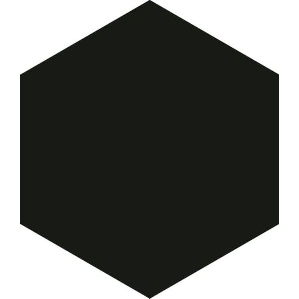 zdjęcie carmen ceramic art hexagon black gres 17.5x20.2 