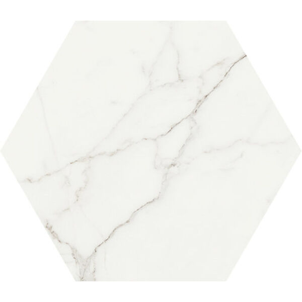 zdjęcie carmen ceramic art verona white hexagon gres 13.9x16 