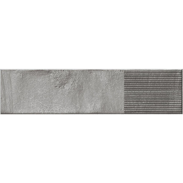 zdjęcie carmen ceramic art gleam grey gres 5.7x23.2 