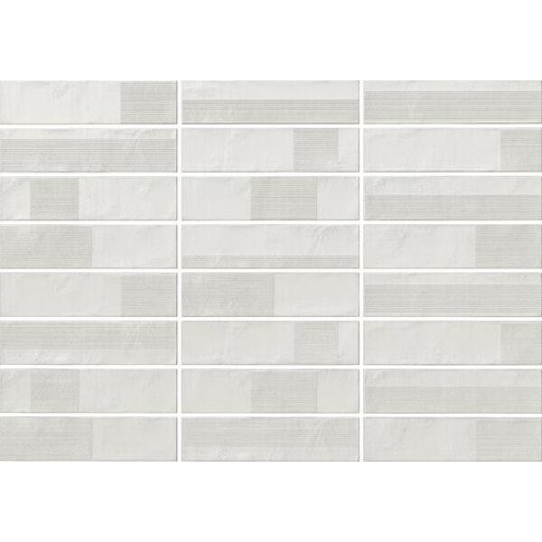 zdjęcie carmen ceramic art gleam white gres 5.7x23.2 