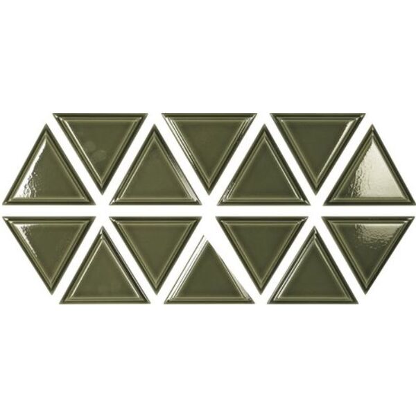 zdjęcie carmen ceramic art foster victorian green crackled płytka ścienna 11x13