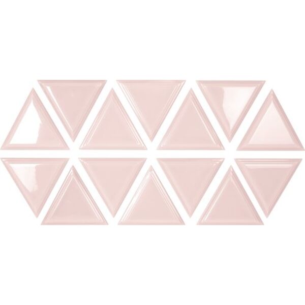 zdjęcie carmen ceramic art kirk pink płytka ścienna 11x13 