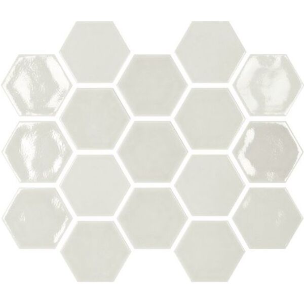 zdjęcie carmen ceramic art dawn mist crackled płytka ścienna 12x13.8 