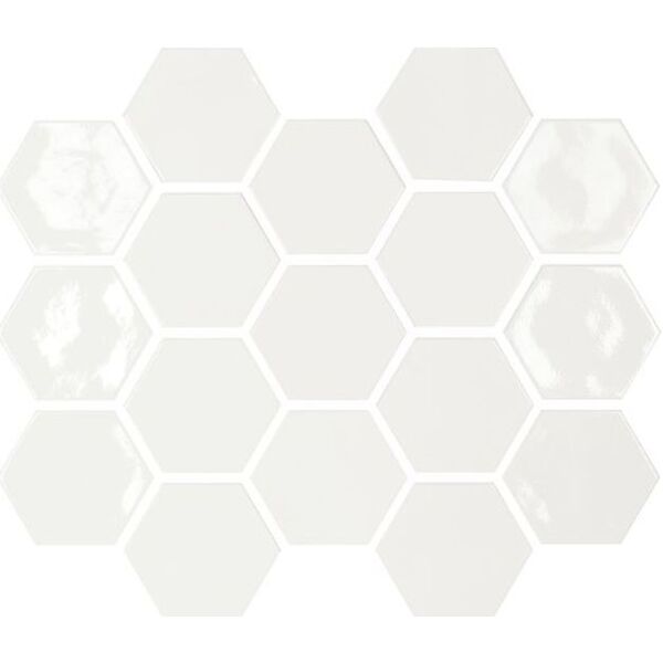 zdjęcie carmen ceramic art dawn white crackled płytka ścienna 12x13.8 