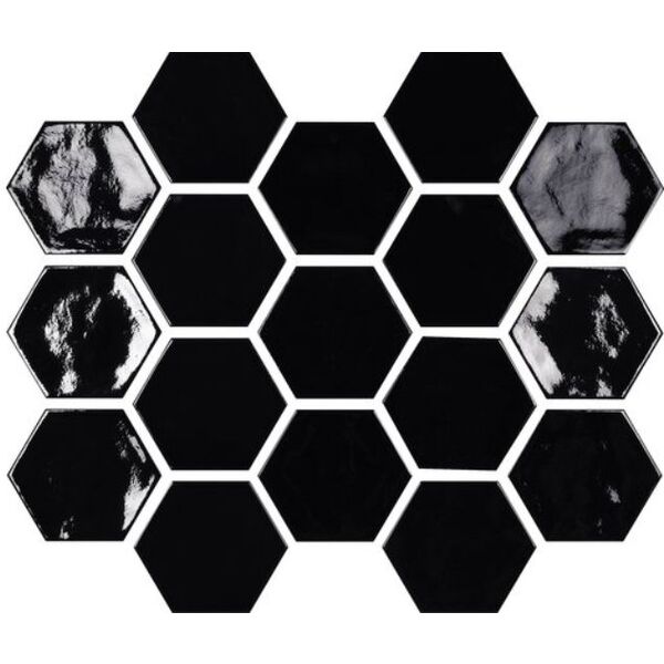 zdjęcie carmen ceramic art dawn night crackled płytka ścienna 12x13.8 