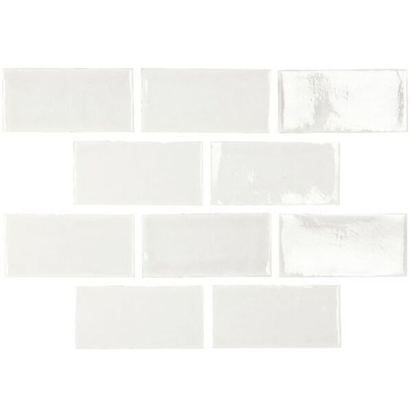 zdjęcie carmen ceramic art moments white crackled płytka ścienna 6.5x13 